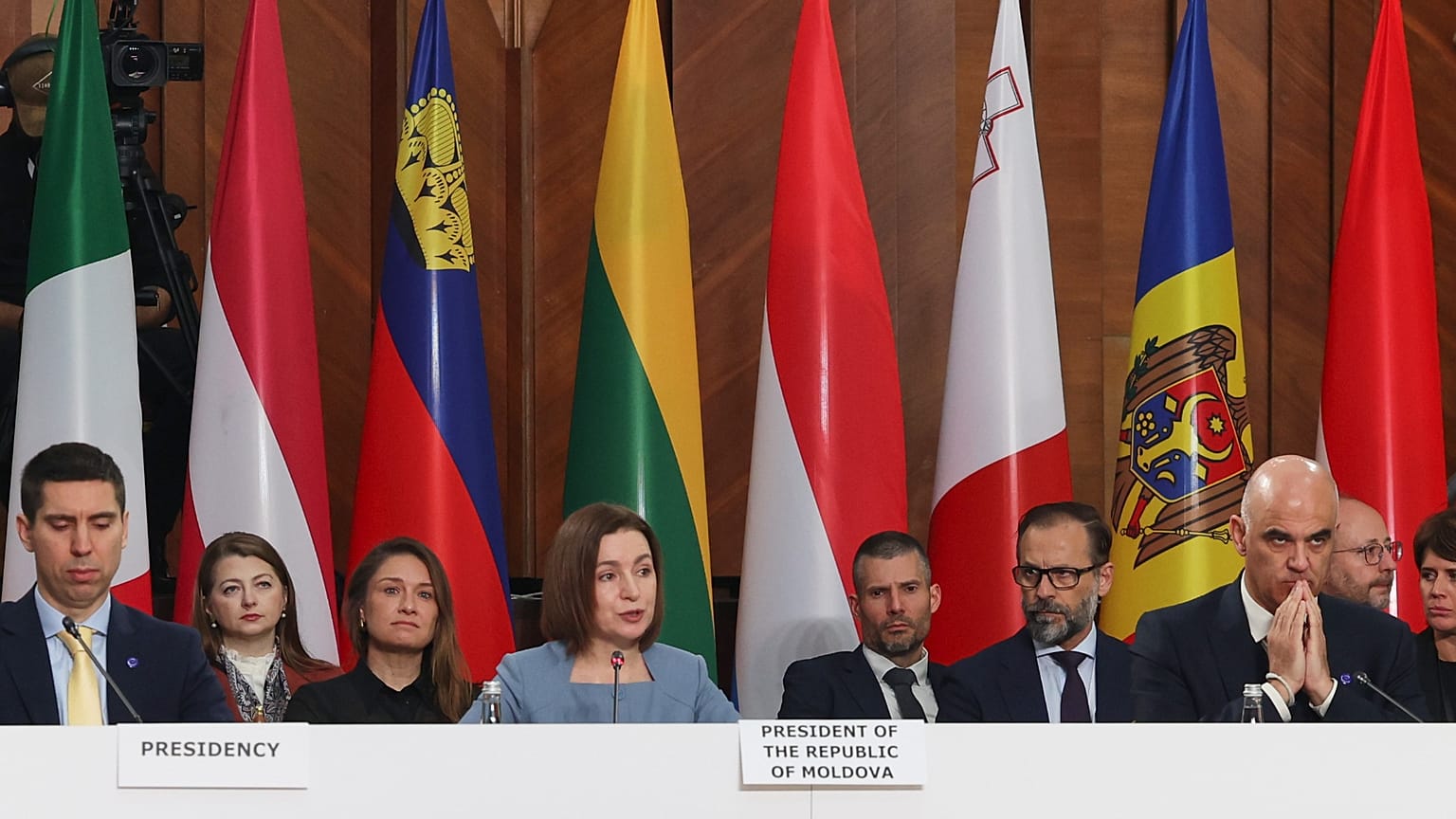Réunion du Conseil de l'Europe en Moldavie