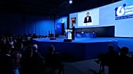 Ο Νίκος Χριστοδουλίδης στο συνέδριο της Νέας Δημοκρατίας