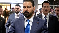 رئيس الوزراء العراقي علي الزيدي يصل إلى البرلمان العراقي، العراق، يوم الخميس 14 مايو/أيار 2026.