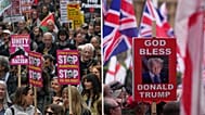 Des dizaines de milliers de manifestants se rassemblent samedi dans le centre de Londres lors de manifestations rivales liées au nationalisme et à la cause palestinienne