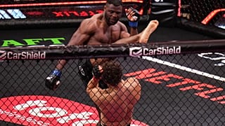 MMA : Ngannou signe son retour avec une victoire expéditive contre Lins