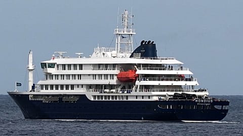 The MV Hondius cruise ship 