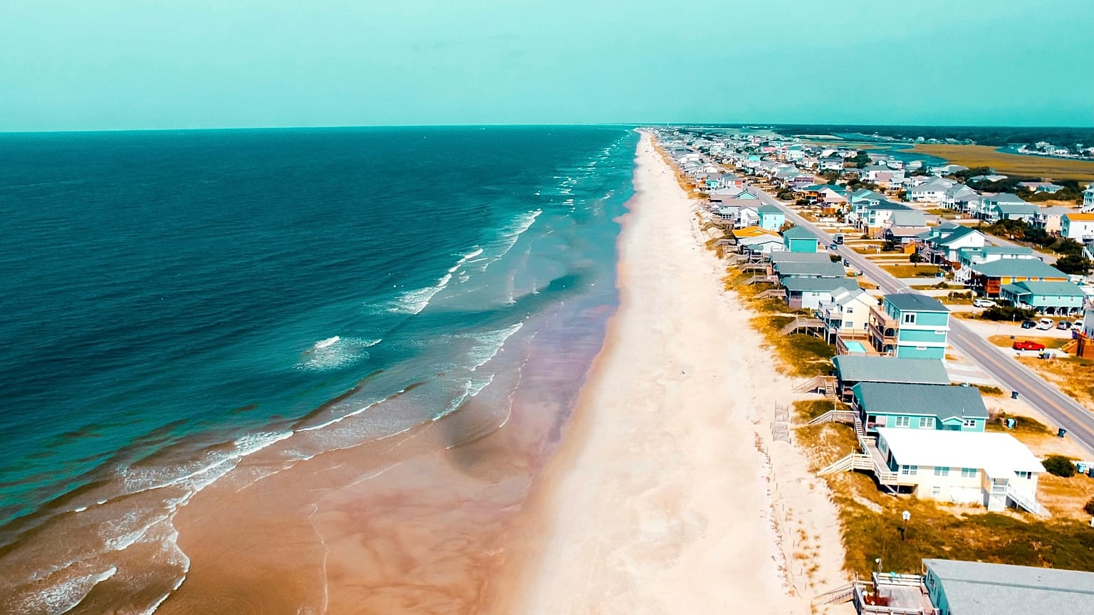 North Carolina’s coast is home to a number of popular surf towns 