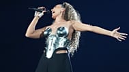 Alicja Szemplińska podczas występu w półfinałach w Eurowizji 