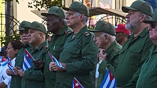 El presidente cubano Miguel Díaz-Canel en La Habana, Cuba, el jueves 16 de abril de 2026.