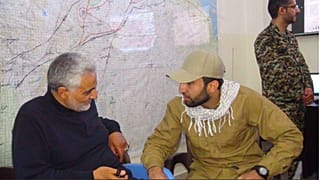 محمدباقر سعد داوود سعدی به همراه قاسم سلیمانی