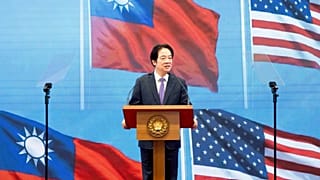 DATEI - Taiwans Präsident Lai Ching-te spricht während einer Pressekonferenz zur "Taiwan-US-Wirtschaftspartnerschaft" in Taipeh, Taiwan, am 3. Februar 2026