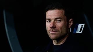 FILE - Real Madrid's head coach Xabi Alonso looks on before the Spanish La Liga soccer match between Real Madrid and Real Betis Sevilla in Madrid, Spain, Jan. 4, 2026