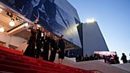 Marina Foïs, Javier Bardem, Victoria Luengo, Rodrigo Sorogoyen et Isabel Peña à la première du film L'Être aimé" lors du 79e Festival de Cannes, le samedi 16 mai 2026