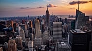 Vista dei grattacieli di New York.
