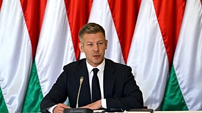 Hungarian Prime Minister Peter Magyar attends the first, out-of-town cabinet meeting of the new Tisza government in the Opusztaszer National Historical Memorial Park in Opuszt