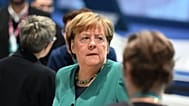 Angela Merkel, former Federal Chancellor, attends the CDU federal party conference in Stuttgart, Feb. 20, 2026. (Kay Nietfeld/dpa via AP)
