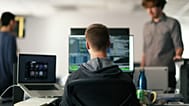 FILE. An engineer works on next-generation software for deep learning.