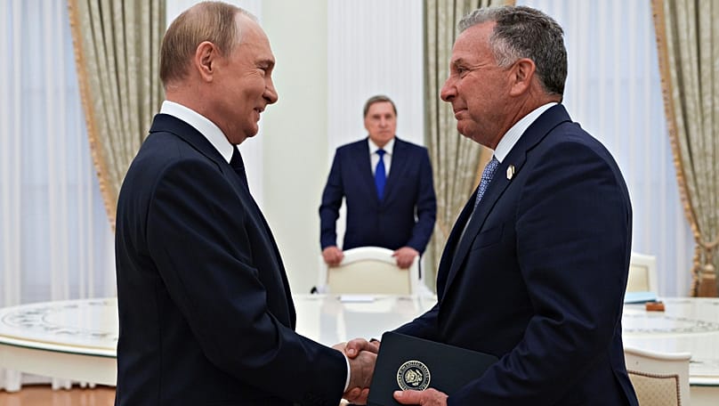 Vladimir Putin and Steve Witkoff.