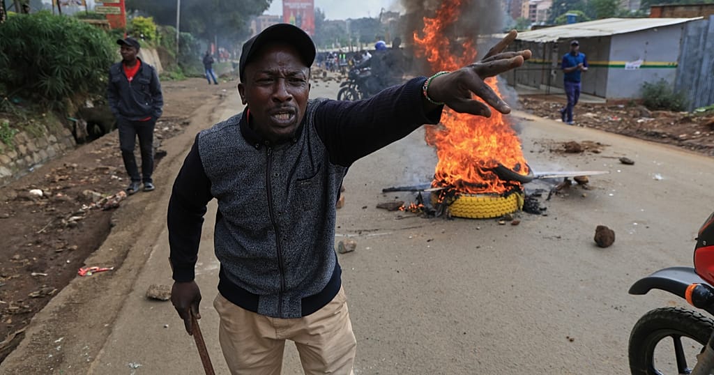 Kenya protests erupt over record fuel prices and rising cost of living