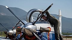 Fotoğrafta tek motorlu bir eğitim uçağı yer alıyor (Temsili fotoğraf)
