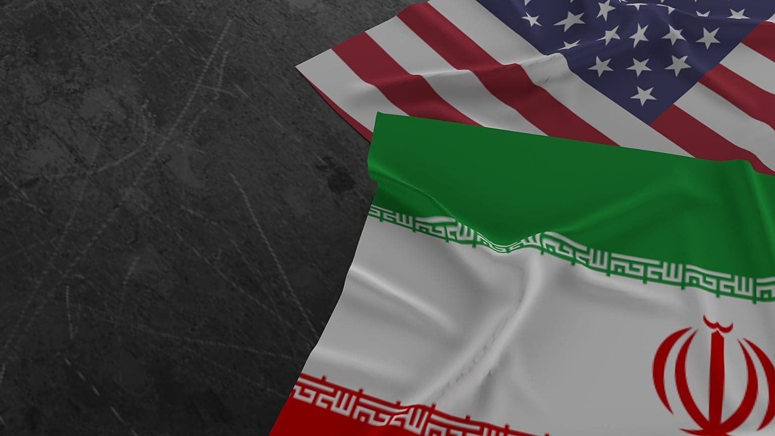 عَلَما الولايات المتحدة وإيران