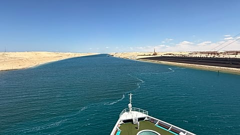 Imagen del Canal de Suez 