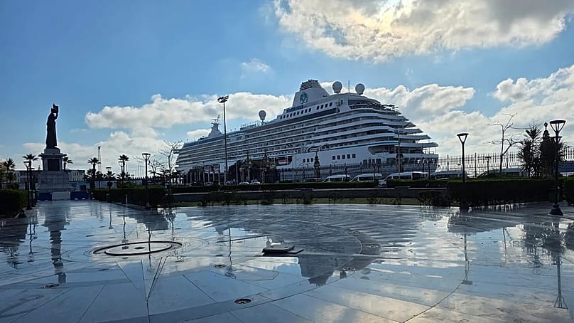 Picture of the cruise ship where the summit took place. 