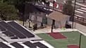 Aerials of Islamic center in San Diego where police respond to an active shooter