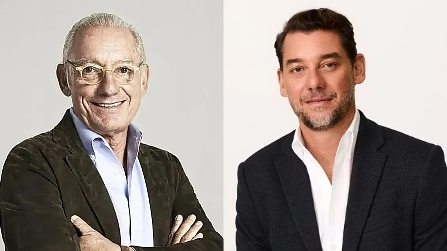 Isak Andic, dueño de Mango, y su hijo Jonathan Andic.