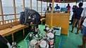 A Finnish diver gets ready to attempt to recover the bodies of two of the four Italians who died deep inside an underwater cave in Maldives, 19 May, 2026