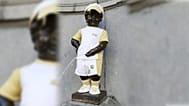 Manneken-Pis wears Fair Play costume to mark the annual celebration