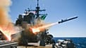 The USS Fitzgerald fires a Naval Strike Missile during the RIMPAC 2024 military exercise, 18 July, 2024