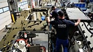 Employees working at a factory for the defence company KNDS in Munich, Germany, Wednesday, 22 April, 2026.
