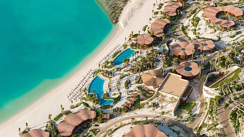 Guests can take a dip in three pools: One for adults, one for families, and a lap pool in The Spa