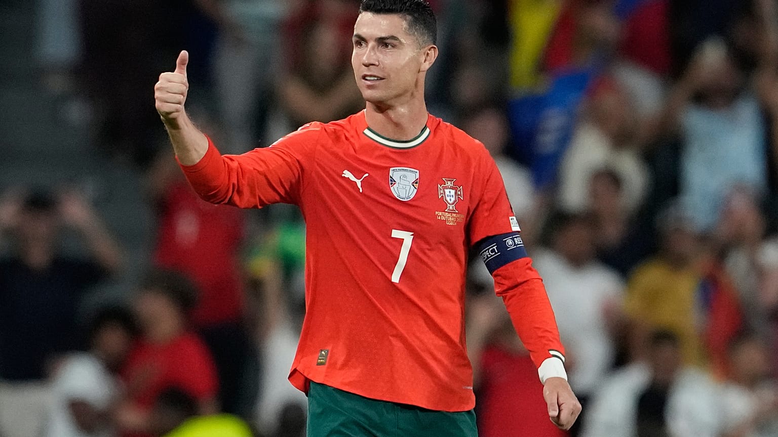 Este é o sexto Campeonato do Mundo de Cristiano Ronaldo 