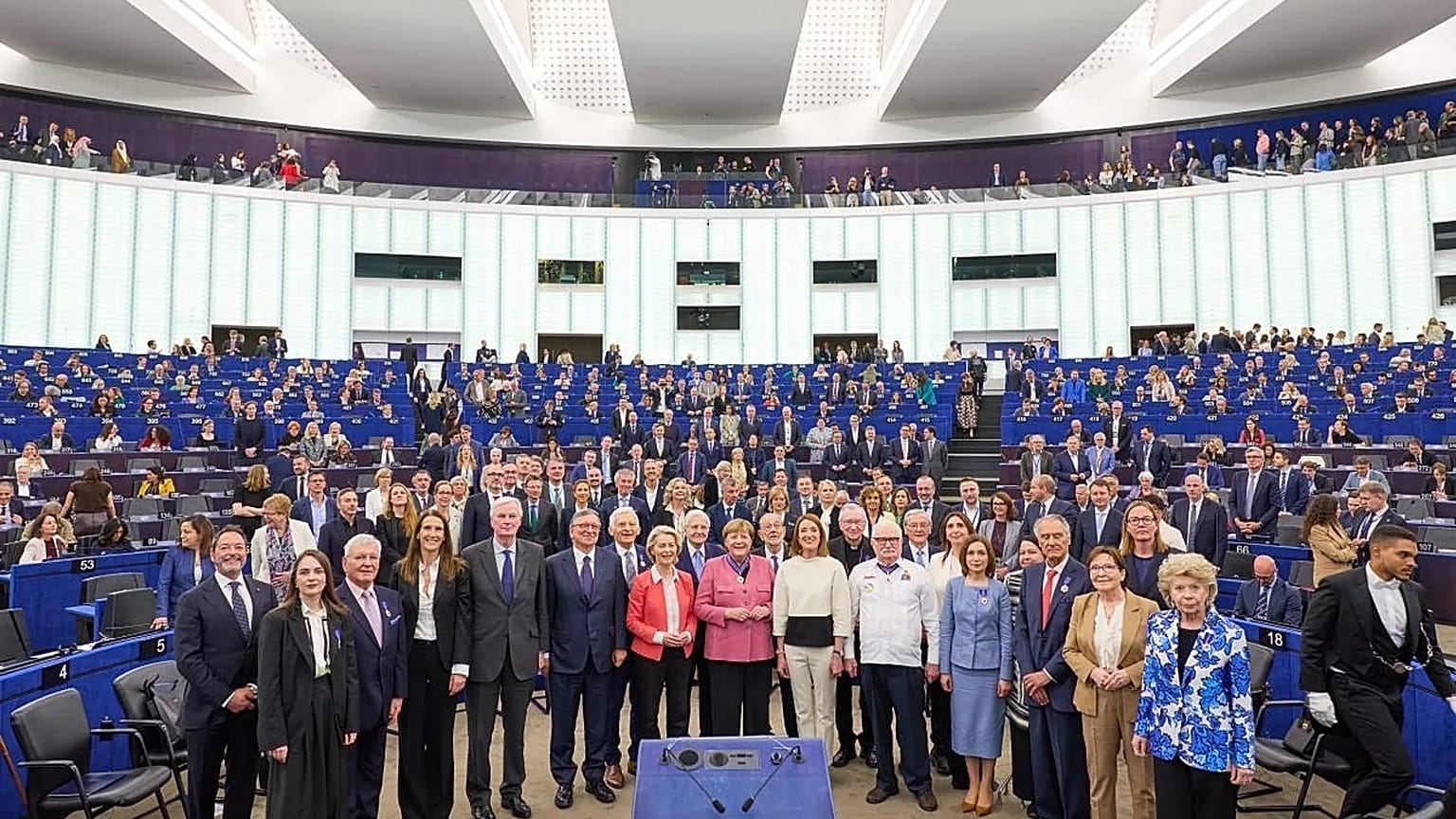 The European Order of Merit is a recognition "of significant contributions to European integration and the defence of European values"