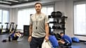 Ο Φάμπιο Καναβάρο κατά τη διάρκεια προπόνησης της εθνικής Ουζμπεκιστάν στην Τασκένδη.