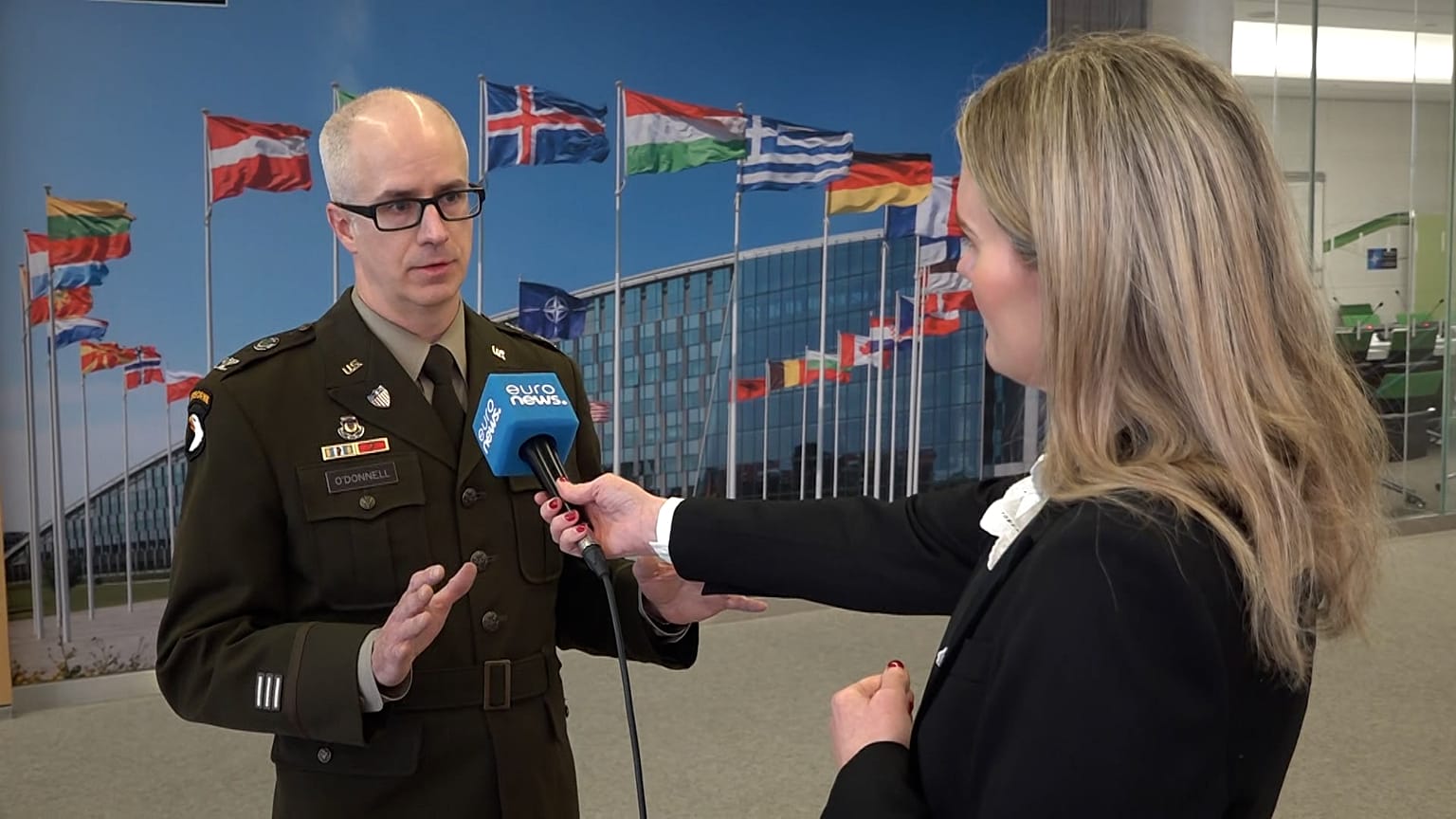 olonel Martin L. O'Donnell, NATO Supreme Headquarters Allied Powers Europe & Shona Murray, Euronews