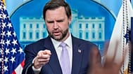 Wiceprezydent USA J. D. Vance na briefingu prasowym w Białym Domu, 19.05.2026r.