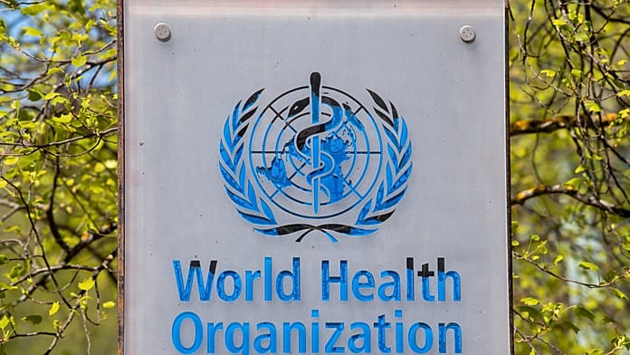 Activists use giant Tedros and Bill Gates balloons at World Health Organization protest