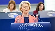 European Commission President Ursula von der Leyen speaking before the European Parliament in Strasbourg, France, 20 May 2026.