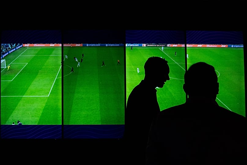 Exposición del Museo de la FIFA en Science World, Vancouver, Columbia Británica, el el miércoles 13 de mayo de 2026, antes del torneo de la Copa Mundial de la FIFA 2026.