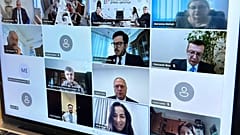 Der ukrainische Außenminister veröffentlichte ein Bildschirmfoto mit allen Teilnehmern des Treffens am Mittwoch. 20. Mai 2026