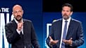 MEPs Lukas Mandl (European People's Party) and Marc Botenga (The Left)
