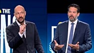 MEPs Lukas Mandl (European People's Party) and Marc Botenga (The Left)