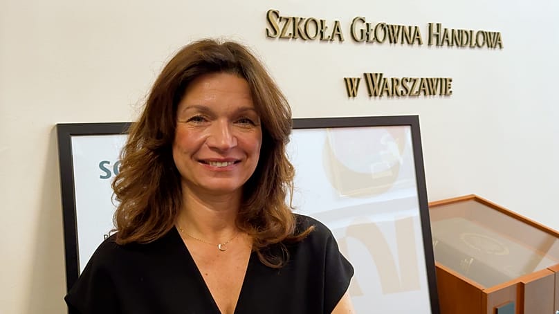 Prorektor SGH,  kierownik Katedry Geografii Ekonomicznej prof. Dorota Niedziółka w rozmowie z Euronews. 