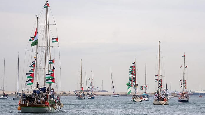 European governments slam Israels treatment of flotilla activists as unacceptable The Global Sumud Flotilla set sail from Turkey last week in the latest attempt by activists to breach Israels blockade of the Palestinian territory.