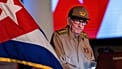 L’ancien président cubain Raúl Castro lors d’un événement célébrant le 65e anniversaire du triomphe de la révolution à Santiago, le 1er janvier 2024
