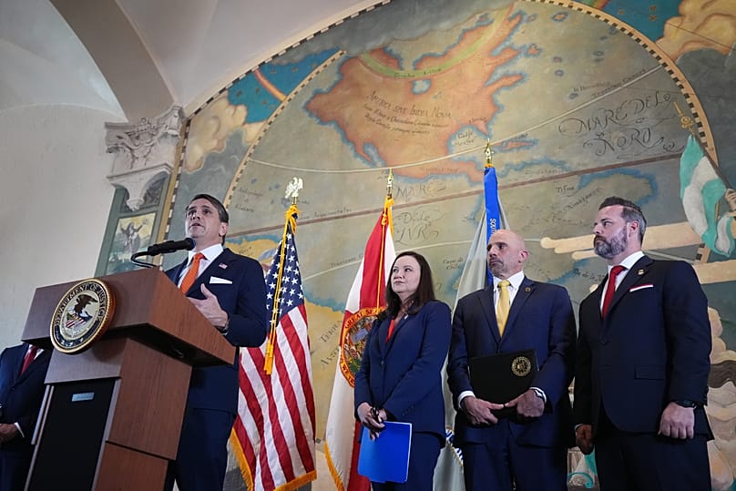 Acting Attorney General Todd Blanche speaks in Miami, 20 May, 2026