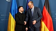 Friedrich Merz and Volodymyr Zelenskyy.
