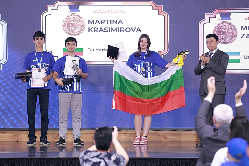 16-year-old Martina Krasimirova from Sofia wond a gold medal