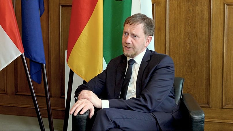 Sachsens Ministerpräsident, Michael Kretschmer