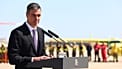 Pedro Sánchez presenta la campaña de lucha contra incendios forestales 2026 en la Base Aérea de Torrejón de Ardoz, Madrid, jueves 21 de mayo de 2026.