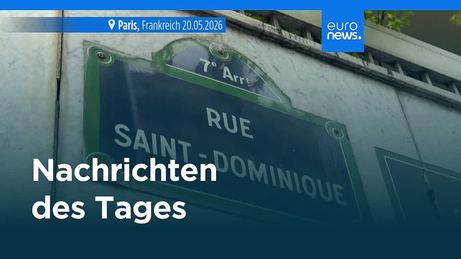 Nachrichten des Tages | 21. Mai 2026 - Abendausgabe
